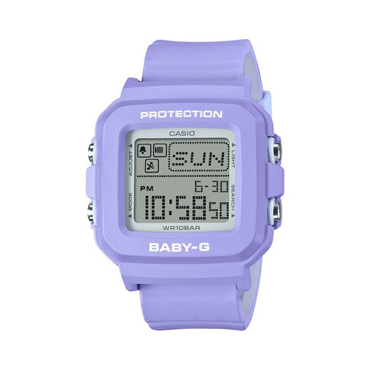 Reloj BABY-G modelo  BGD-10K-6ER marca Casio MUJER