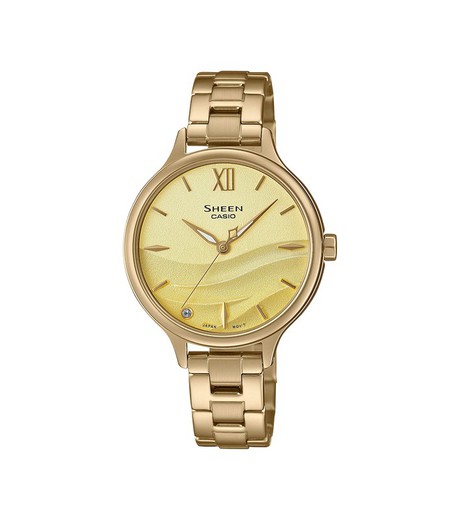 Relógio FEMININO COLEÇÃO Casio SHEEN SHE-4550G-9AUER