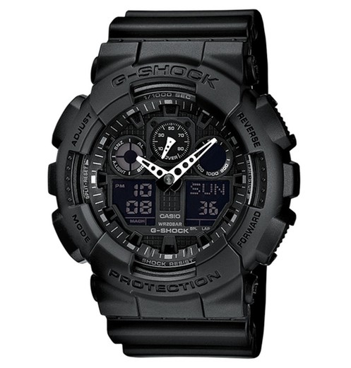 Relógio G-SHOCK modelo GA-100-1A1ER marca Casio Man