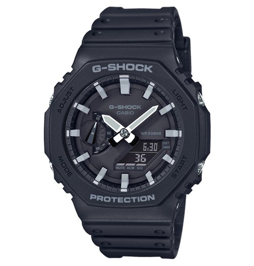 Relógio G-SHOCK modelo GA-2100-1AER marca Casio Man