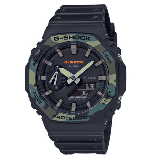 Relógio G-SHOCK modelo GA-2100SU-1AER marca Casio para homem