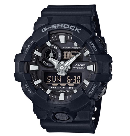 Relógio G-SHOCK modelo GA-700-1BER marca Casio Man