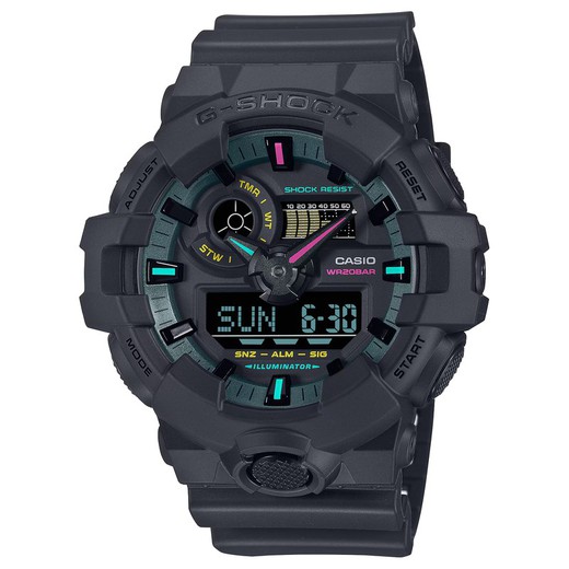 Relógio Casio masculino G-SHOCK modelo GA-700MF-1AER