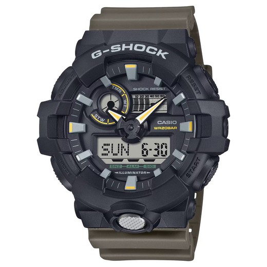 Reloj G-SHOCK modelo GA-710TU-1A3ER marca Casio Hombre