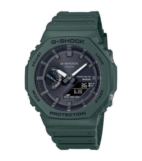 Relógio G-SHOCK modelo GA-B2100-3AER marca Casio Man