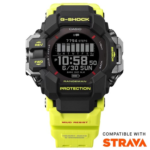 Reloj G-SHOCK modelo GPR-H1000RY-1A9ER marca Casio Hombre