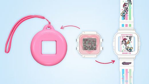 Relógio BABY-G modelo GBD-10KPP-7ER marca Casio MULHERES