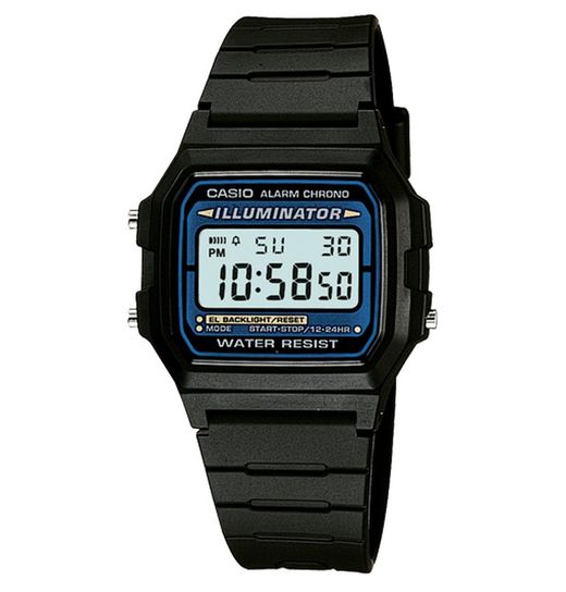 Relógio masculino F-105W-1AWYEF da CASIO COLECTION