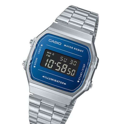 Relógio Casio VINTAGE modelo A168WEM-2BEF HOMEM
