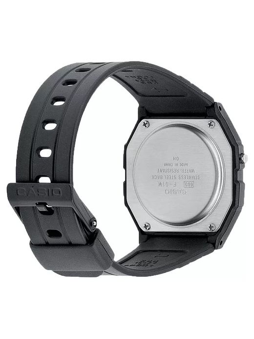 Relógio Casio COLECTION modelo F-91W-1YEG Unissex