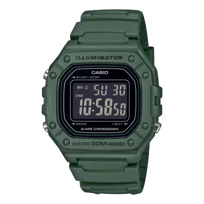 Reloj COLLECTION modelo W-218H-3BVEF marca Casio para MUJER