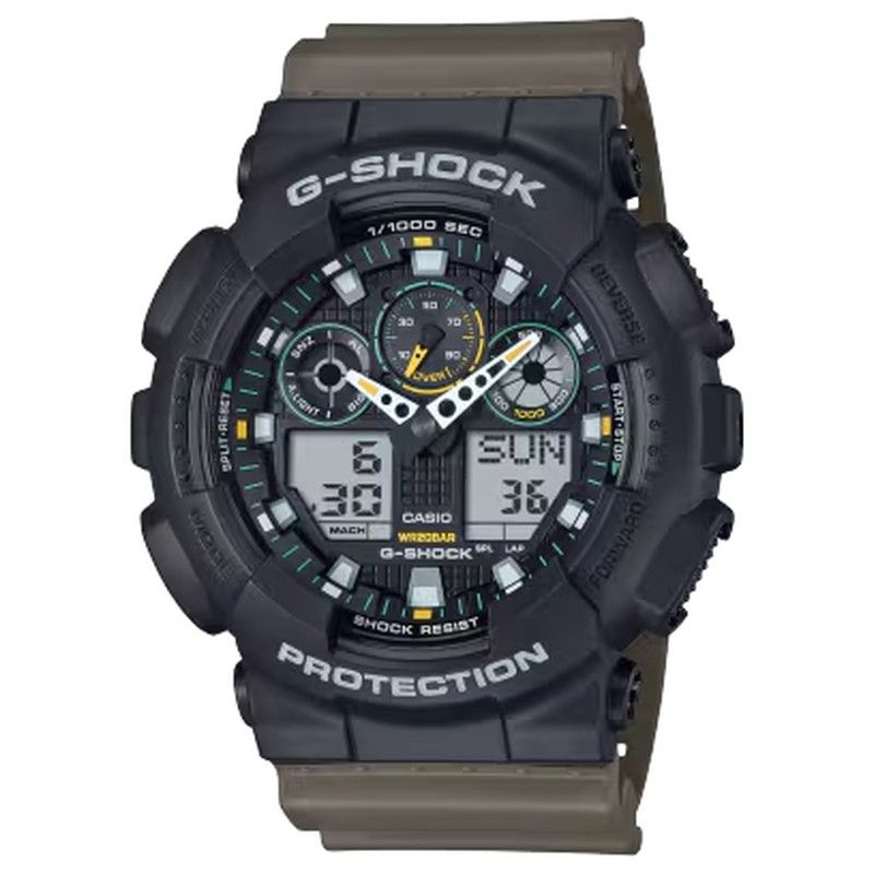 Reloj G-SHOCK modelo GA-100TU-1A3ER marca Casio Hombre