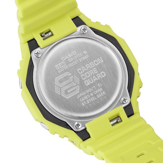 Reloj G-SHOCK modelo GA-2100-9A9ER marca Casio Hombre