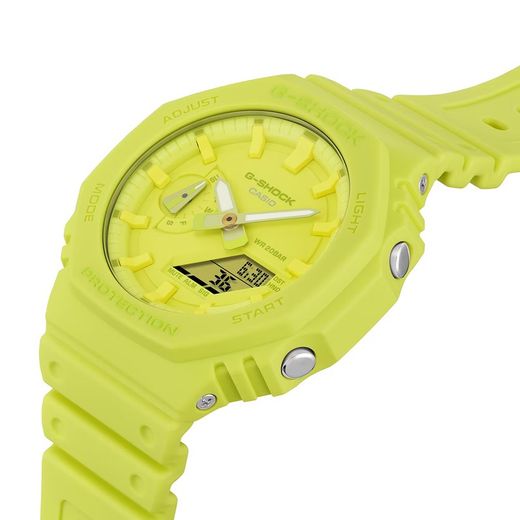 Reloj G-SHOCK modelo GA-2100-9A9ER marca Casio Hombre