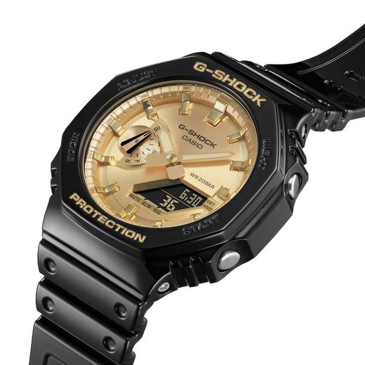Reloj G-SHOCK modelo GA-2100GB-1AER marca Casio Hombre