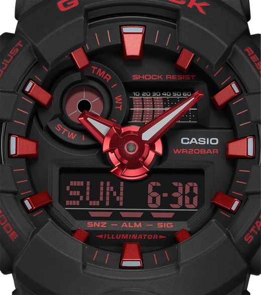 Reloj G-SHOCK modelo GA-700BNR-1AER marca Casio para Hombre