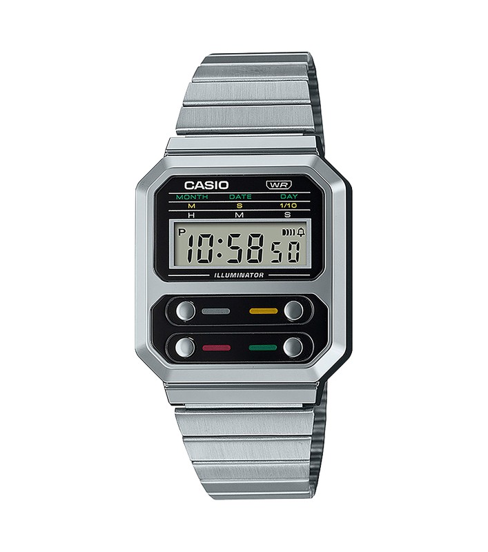 Senado Tipo delantero título Reloj Casio VINTAGE modelo A100WE-1AEF marca Casio para Unisex — Watches  All Time